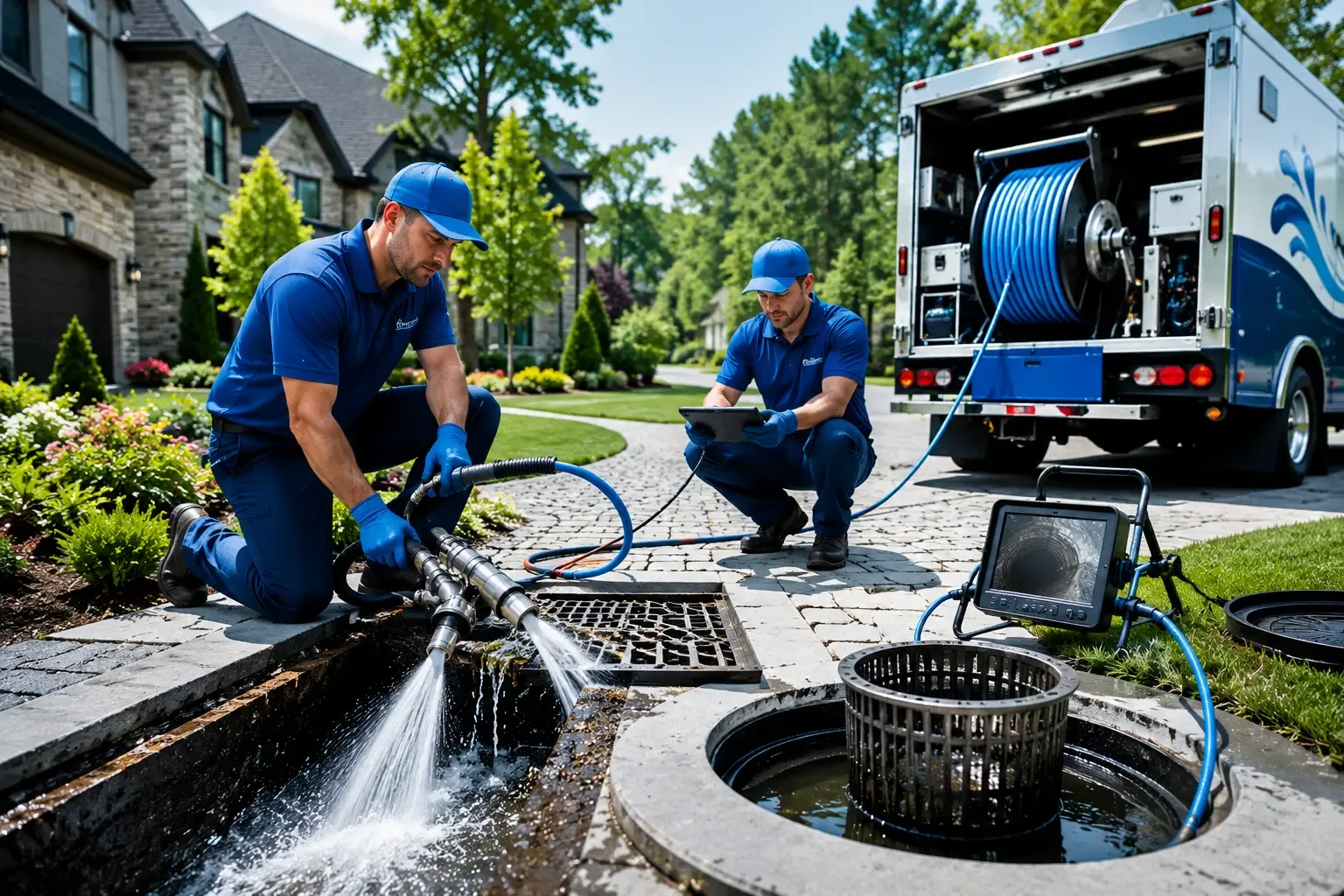 Local outdoor drain cleaning professionals in Tow, TX