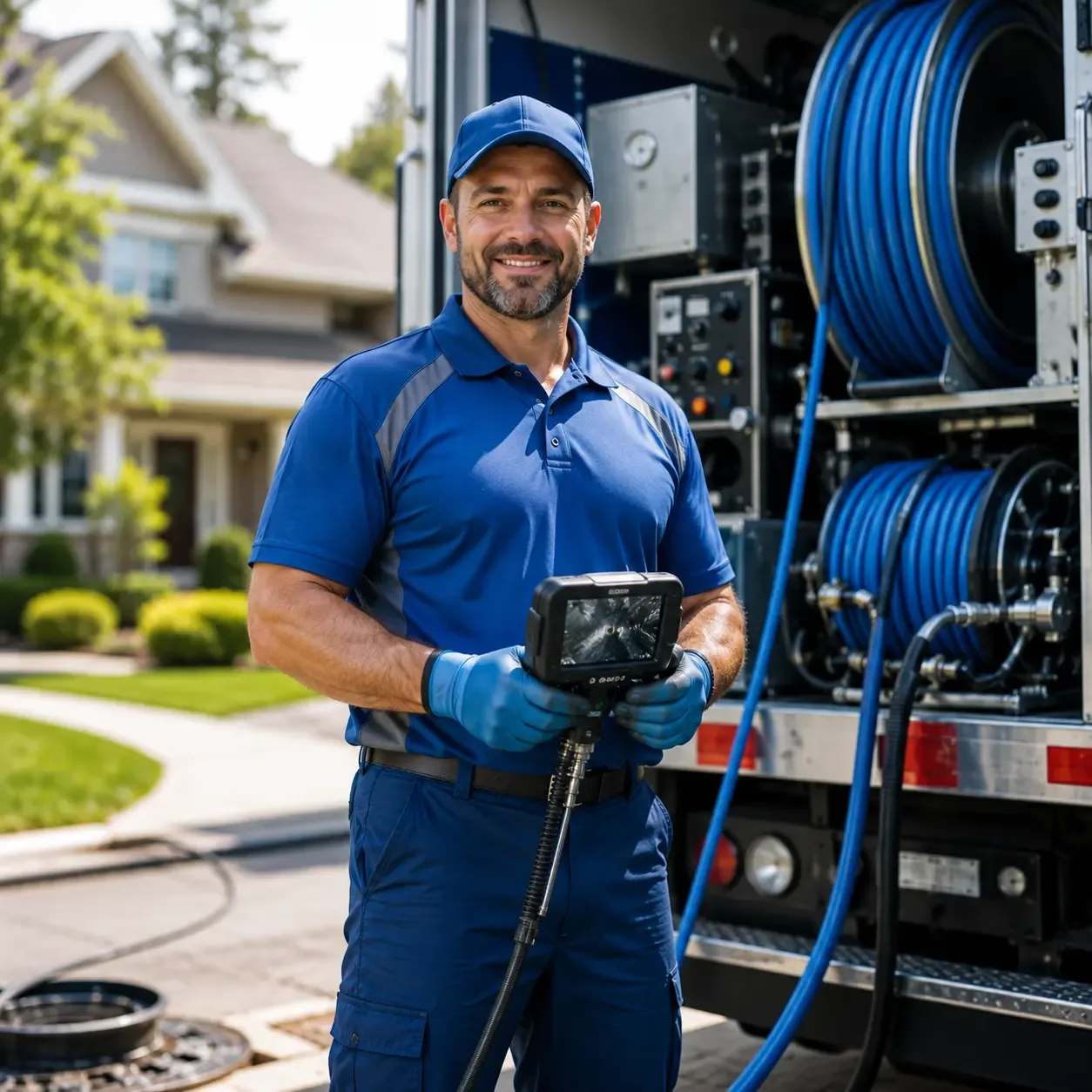 Local outdoor drain cleaning specialists in Tow, TX